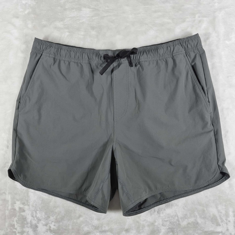 Bearbottom Performance Shorts Men's XL Gray‎ 5.5" Inseam Nylon Drawstring Golf